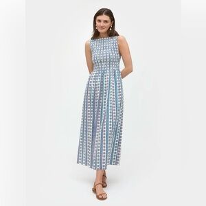 Hill House Cosima block print dress